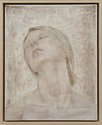 Jennifer Mason, Abigail's Neck, 2022, oil on aluminium (framed), 380 × 300 mm