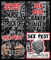Gilbert & George, SEX PEST, 201o, mixed media, 151 x 127 cm, courtesy of the artist