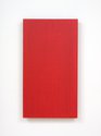 Noel Ivanoff, Digit Painting--deep over mid red #1, 2022, oil on plywood panel, 700 x 393 mm. Photo by Sam Hartnett