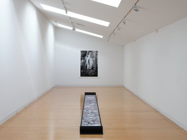 Installation of Anne Noble's Ratanui 1978 /2021 upstairs at Two Rooms. Photo: Sam Hartnett