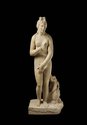 Statue of Aphrodite, marble, Athens, Greece, 1st century CE, after a Greek original from about 250 BCE, height 99 cm. Courtesy of the Trustees of the British Museum.