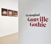 Installation of Tia Ranginui's Gonville Gothic at Te Uru. Photo by Sam Hartnett. Courtesy of Te Uru.