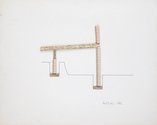 Paul Cullen, Constructed Architectural Drawings, 1984-1985, courtesy of Paul Cullen Archive, Auckland