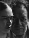 Martin Munkacsi, Frida and Diego, 1934, gelatin silver print, 35.6 x 27.9 cm. The Jacques and Natasha Gelman Collection of 20th Century Mexican Art and the Vergel Foundation