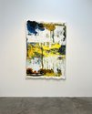 Koen Delaere, Joy Kicks Darkness, 2022, pigments, ink, oil paint medium and acrylic medium on linen, 180 x 130 cm