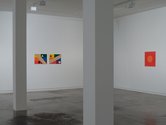 Installation of John Nixon: Works 1990 - 2001, curated by Sue Cramer, in the large downstairs gallery at Two Rooms, Auckland.