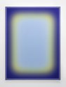 Jonny Niesche, Moonlight mile (Silver sfumato), 2023, brass, aluminium and voile, 235 x 175 x 3.50 cm
