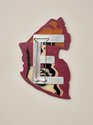 Octavia Cook, E (Emperor Moth) brooch, 2022, purple heart wood, kauri, acrylic, silver, 113 x 70 x 5 mm--back