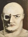 Tony Fomison, Skull Face, 1970, oil on canvas on board, 941 x 775 x 72 mm.Auckland Art Gallery Toi o Tāmaki, purchased 1983 