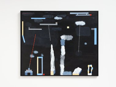 Tony de Lautour, Wrong Way, 2024, acrylic on canvas, 1000 x 1200 mm