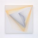 Kāryn Taylor, Folded, 2024, cast acrylic, 400 x 400 x 45 mm