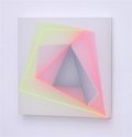 Kāryn Taylor, Pythagorean Dream, 2024, cast acrylic, 400 x 400 x 45 mm