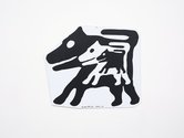 Richard Killeen, Big Dog, Little Dog, 2001. Acrylic on powder-coated aluminium.