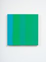 Simon Morris, When two colours become one -- pigment meets light, 2024, acrylic on canvas, 600 x 600 mm