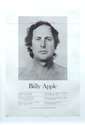 Billy Apple, Billy Apple, 1975, signed exhibition tour poster, collection of The Suter 	Art Gallery Te Aratoi o Whakatū. 