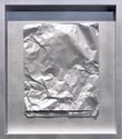 Paul Hartigan, Metallica, 2024, silver lacquered object, 330 mm x 290 mm x 40 mm