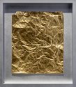 Paul Hartigan, Barticus, 2024, gold lacquered object, 330 mm  x 290 mm x 40 mm, Private Collection