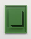 Shaun Waugh, Cascading Green, 2023, archival pigment print, custom painted frame, 730 x 590 x 40 mm