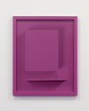 Shaun Waugh, Cascading Magenta, 2024, archival pigment print, custom painted frame, 730 x 590 x 40 mm