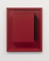 Shaun Waugh, Cascading Red, 2023, archival pigment print, custom painted frame, 730 x 590 x 40 mm