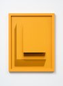 Shaun Waugh, Cascading Orange Yellow, 2024, archival pigment print, custom painted frame, 730 x 590 x 40 mm