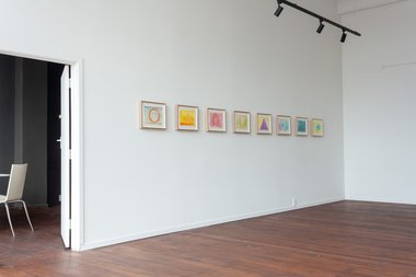 Ralph Paine, À la Leibnitz, eight framed drawings of watercolour and pencil. Each 230 x 310 mm.