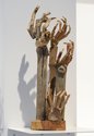 Judy Darragh, Hands 1, 2024, wood, glue, 440 x 150 mm