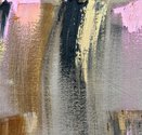 Ingo Meller, Heavy Metal, Olio HD Maimeri 557 / Dianthus Pink, Williamsburg / Iridescent Gold, Williamsburg/ Iridescent Silver, Williamsburg/ Solvent-free Oil Paint Medium, Gamblin/ No Colour, Olio HD Maineri 570, 2017/07, 2017, detail