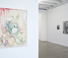 Installation shot of Miles Hendricks, Rainbows End, at Ivan Anthony.