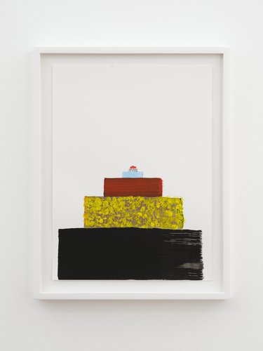 Martin Creed, Work No. 3766, 2023, watercolour, gouache, acrylic, pencil on paper, 31 x 23.2 cm / 12 1/4 x 9 1/8 inches