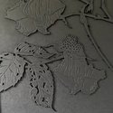 Janet Knighton, Silence, mixed media (MDF, acrylic paint and metal)  detail