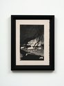 Joyce Campbell, A set of giant bones, 2025, LidAR photogravure, 460 x 365 mm framed