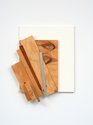 John Nixon, Untitled (AUK), 2014, mixed materials on canvas, 700 x 600 mm
