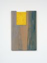 James Ross, NDI (yellow), 2024, oil on two panels, 1000 x 640 mm