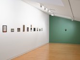 An installation view of Denis O'Connor's Lucken's Alphabet at Two Rooms.