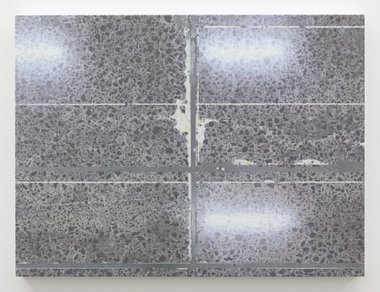 Ruth Cleland, Concrete Floor 4, 2925, acrylic on board, 60 x 80 cm.