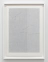Ruth Cleland, Grid (Concrete Floor 1), 2025, acrylic and graphite pencil on bristol board in artist's frame. 65 x 46.5 cm