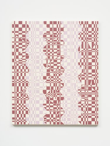 Selina Foote, Berthe, 2025, acrylic and graphite on canvas, 600 x 500 mm