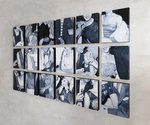 Dita Angeles, Composition of Identity --Series 2, oil on board