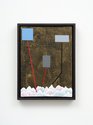 Tony de Lautour, Gold Location 2, 2025, acrylic on canvas board, 310 x 230mm