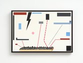 Tony de Lautour, Black Mountain 2, 2025, acrylic on canvas, 750 x 1000mm