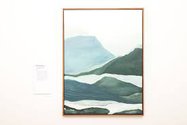 Leaane Mulder (Ngati Maniapoto), What the Land Remembers, acrylic, charcoal pencil