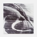 Simon Denny, Anduril Copperhead Command The Sea Command The World, 2025, handheld inkjet on primed canvas, 120 x 120 x 4 cm