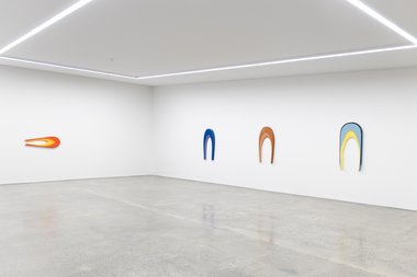 Installation shot of Jim Roche at Starkwhite.