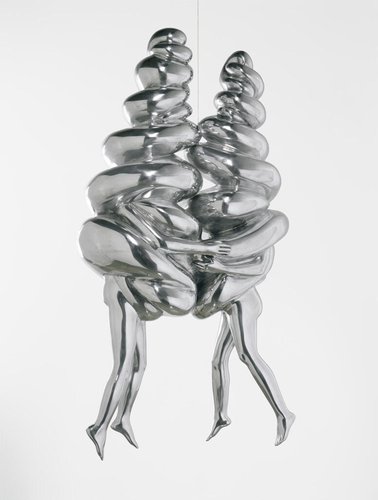 Louise Bourgeois, The Couple, 2003, aluminum, on loan from a private collection. Photo: Christopher Burke, © The Easton Foundation. VAGA at ARS/Copyright Agency, 2025 |