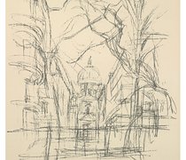 Alberto Giancomett, Paris Sans Fini, published drawing 