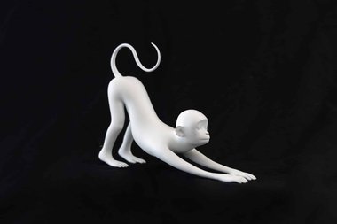 Seung Yul Oh, Pre, epoxy paint on PLA, 90 x 120 x 35 cm, ed. of 8.