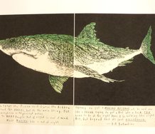 Ben Reid, Absolute Lunacy, multi-plate woodcut, 1420 x 955 x 45mm