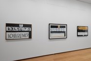 Installation shot of Colin McCahon's Safety in Numbers exhibition at AAG.