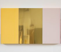 Jane Bustin, Mary and Three Prayers, wood, brass, lenticular, 1970s